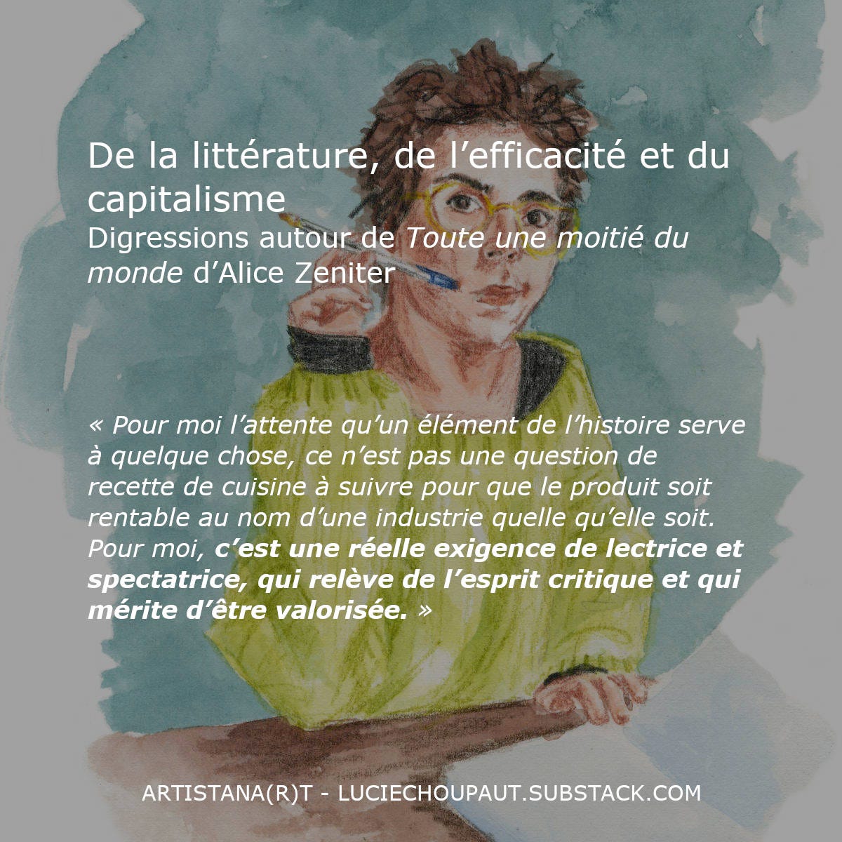 vignette pinterest littérature, efficacité et capitalisme
