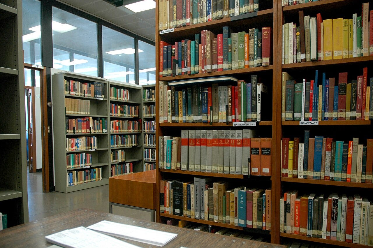 Photo: DimiTalen / Wikimedia Commons (CC0) Library of American Studies, Royal Library of Belgium, Brussels, 2013