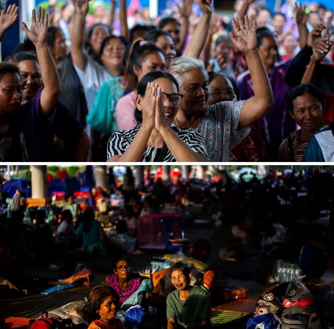 May be an image of 4 people and crowd