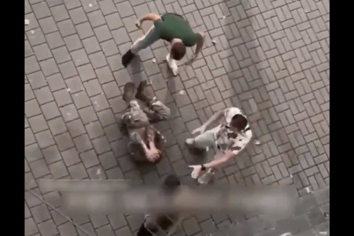 VIDEO: Ukraine **Kids** Beating and Disarming Ukraine Army Street Round-up Crews VIDEO: Ukraine **Kids** Beating and Disarming Ukraine Army Street Round-up Crews