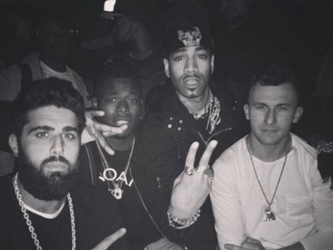 johnny manziel's new life with josh gordon a match made in hell 2016 images johnny manziel's new life with josh gordon a match made in hell 2016 images