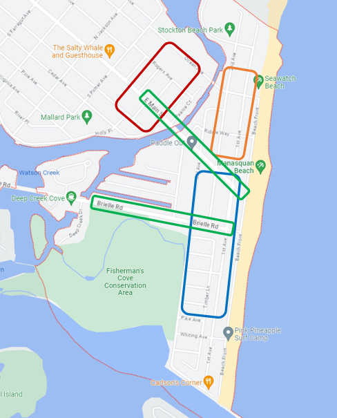 Manasquan map