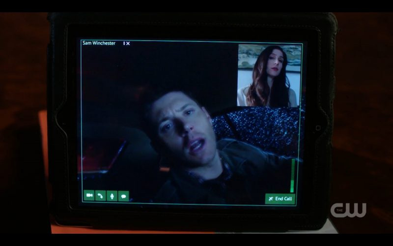 supernatural eileen shoshanna with jensen acles dean screen mttg supernatural eileen shoshanna with jensen acles dean screen mttg