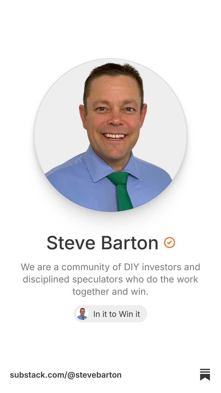 Steve Barton | Substack