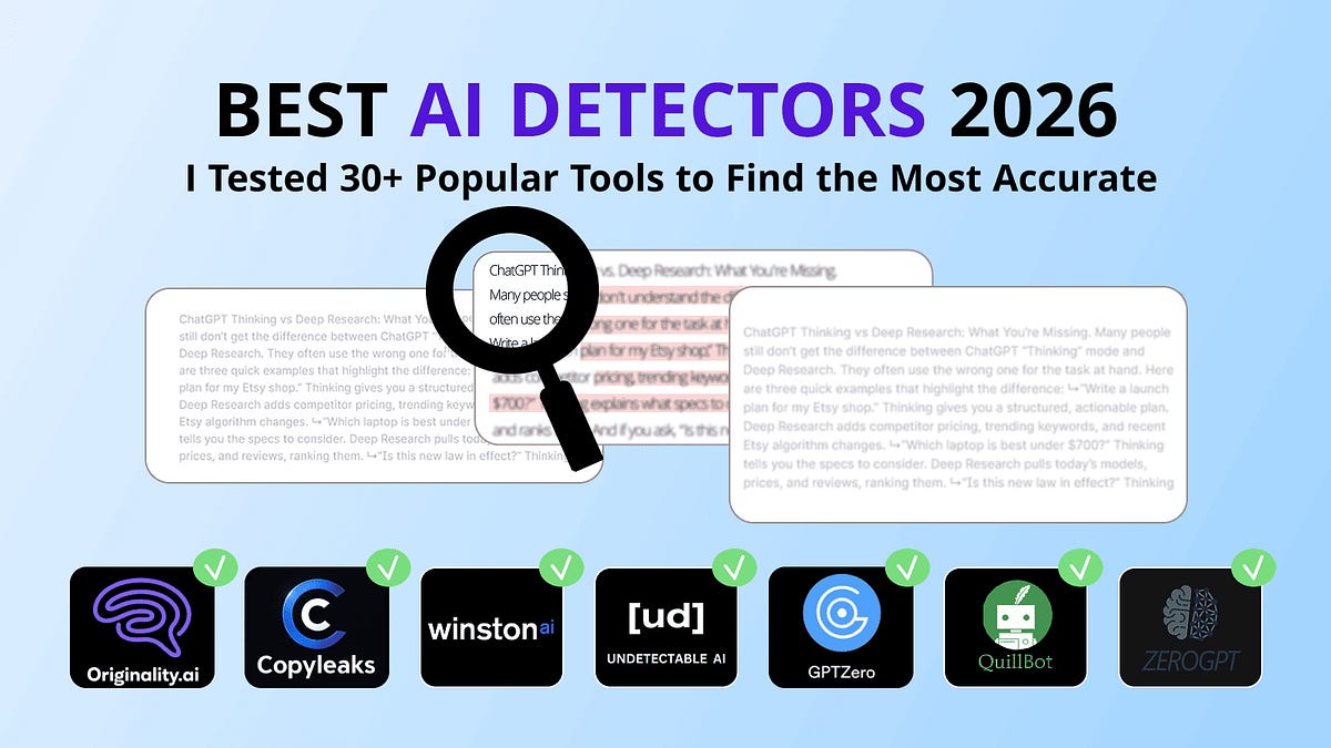 Best AI Detectors in 2026: I Tested 30+ Popular AI Detectors to Find ...