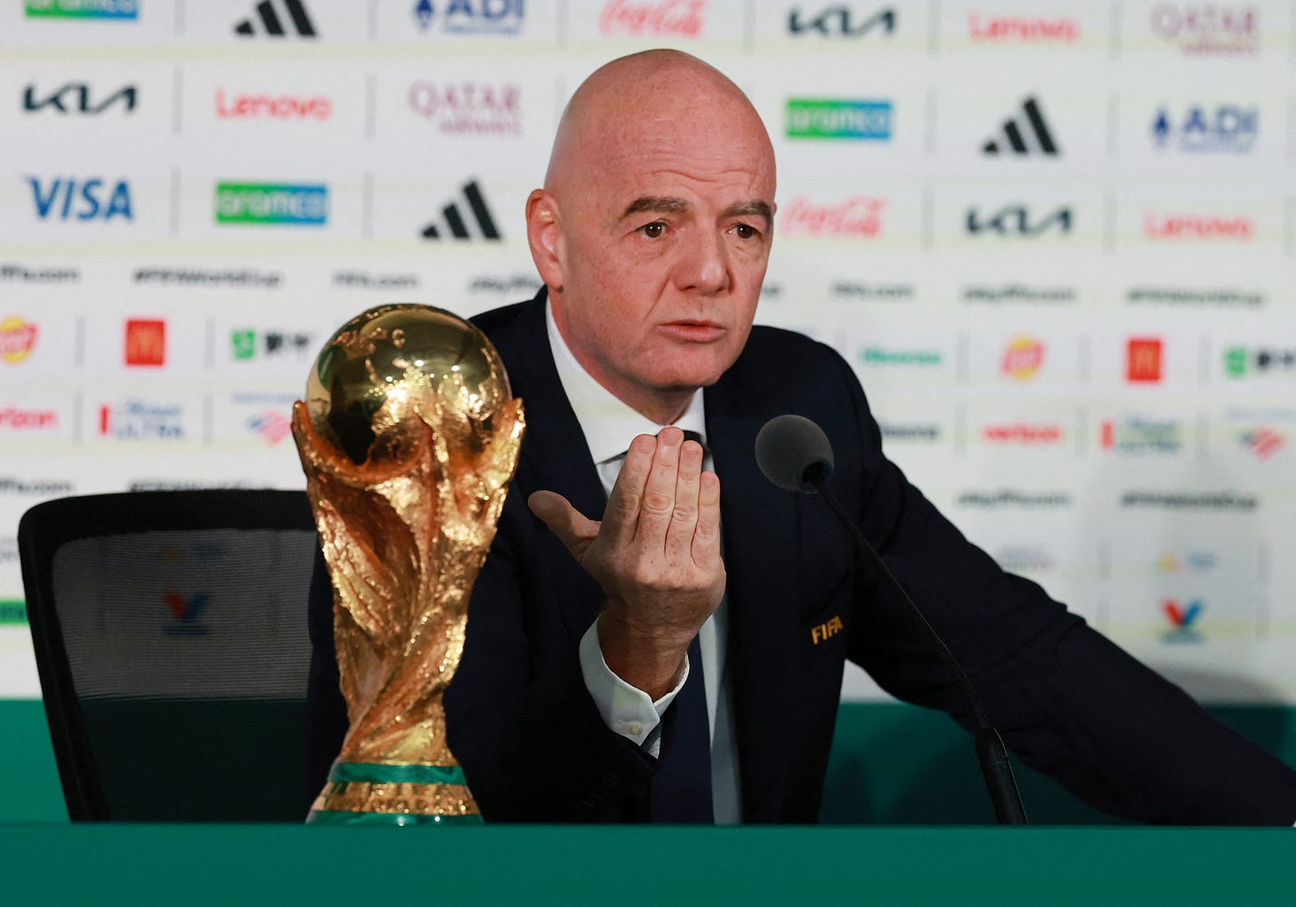 FIFA boss Gianni Infantino makes case for expansion of World Cup to 64 teams in 2030 - AOL FIFA boss Gianni Infantino makes case for expansion of World Cup to 64 teams in 2030 - AOL