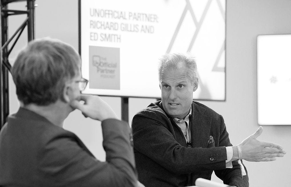 Richard Gillis in conversation at Live event
