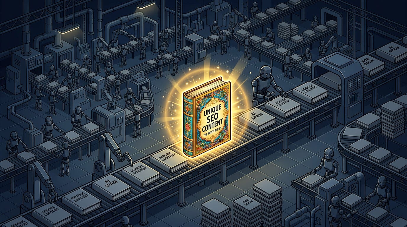 Comment sauver tes articles générés par l'IA (et faire exploser ton trafic SEO) Comment sauver tes articles générés par l'IA (et faire exploser ton trafic SEO)