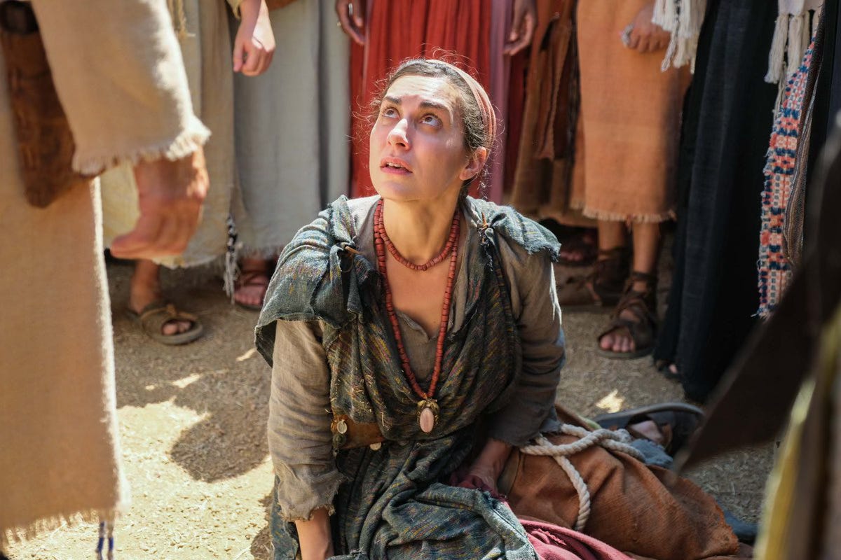 The Chosen Veronica touches Jesus