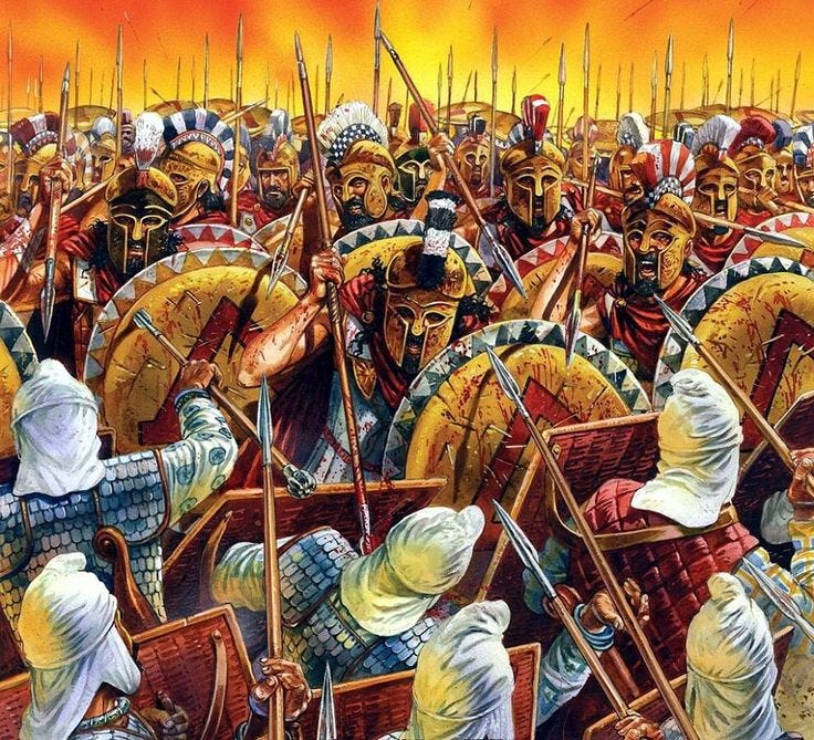 The Greek Hoplite Phalanx
