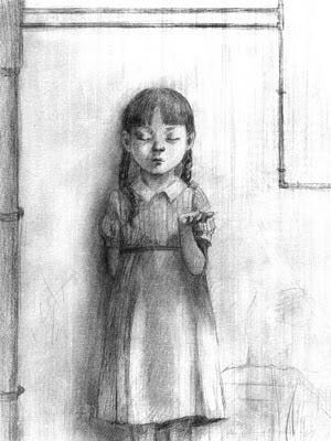 May be a doodle of child