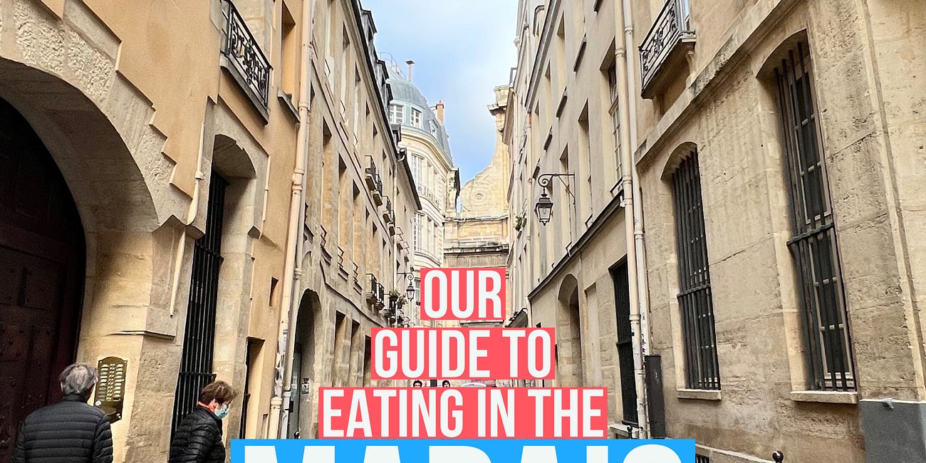 Eating in the Marais