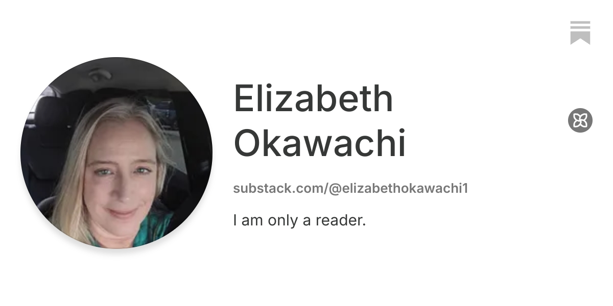Elizabeth Okawachi | Substack