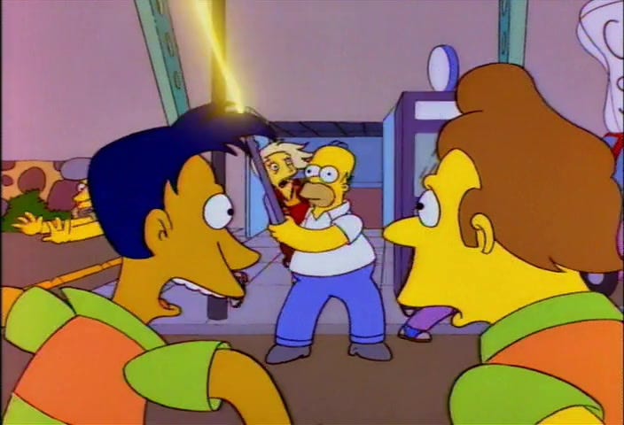 My marketing plan attracted a record number of police and fire officials,  but few stayed to bowl." : r/TheSimpsons