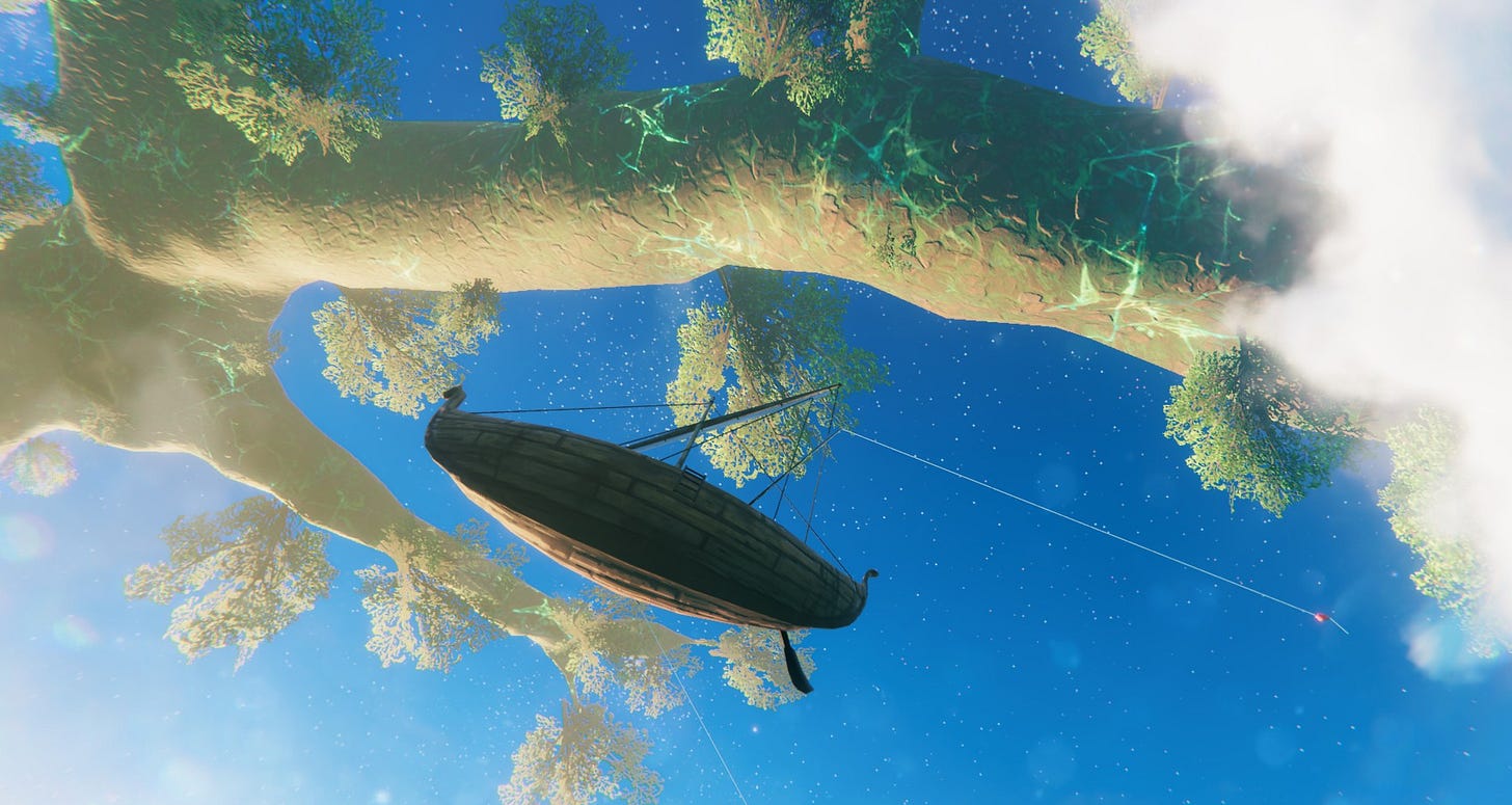 03b. Boating under the Yggdrasil