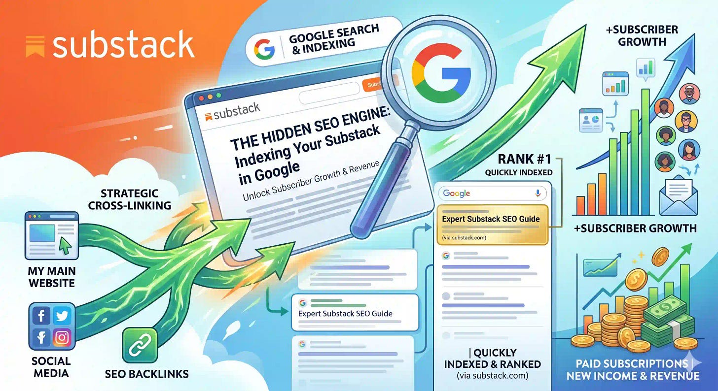 Why Indexing Your Substack in Google is the Key to Subscriber Growth Why Indexing Your Substack in Google is the Key to Subscriber Growth