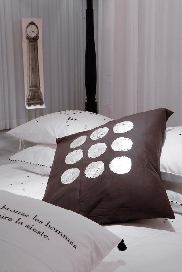 Cushion Silver dots designed Valerie Barkowski Cushion Silver dots designed Valerie Barkowski
