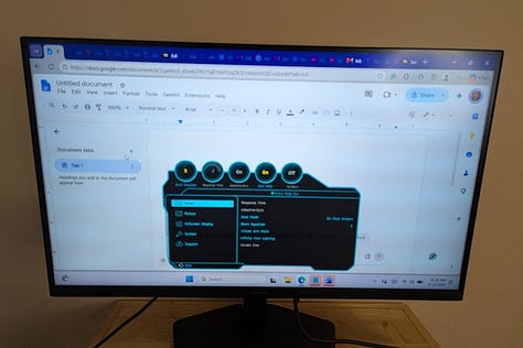 G80HF control button, control settings