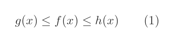 Squeeze theorem Squeeze theorem