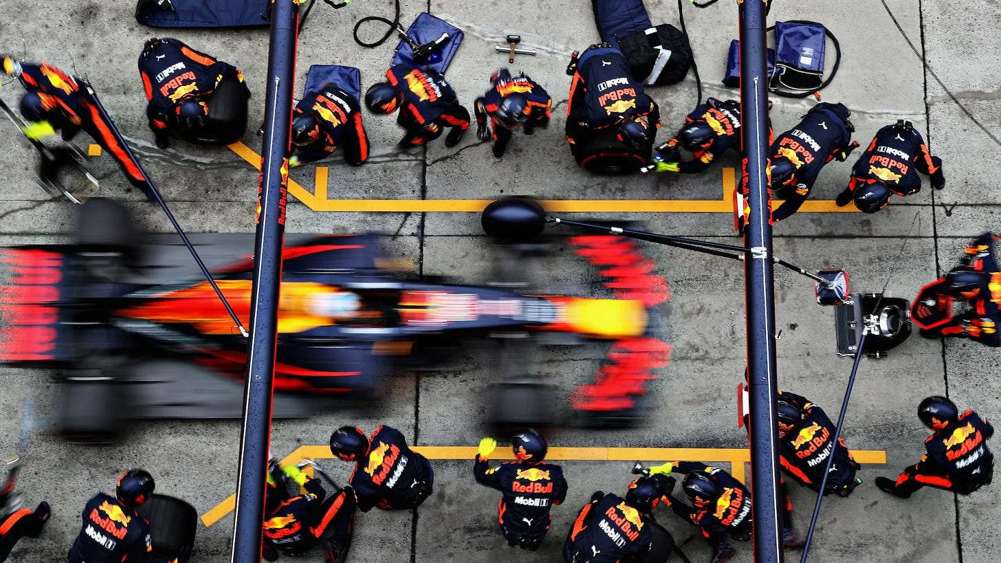 Anatomy of a pit stop: How do F1 teams service their cars in less than two  seconds? | Formula 1®
