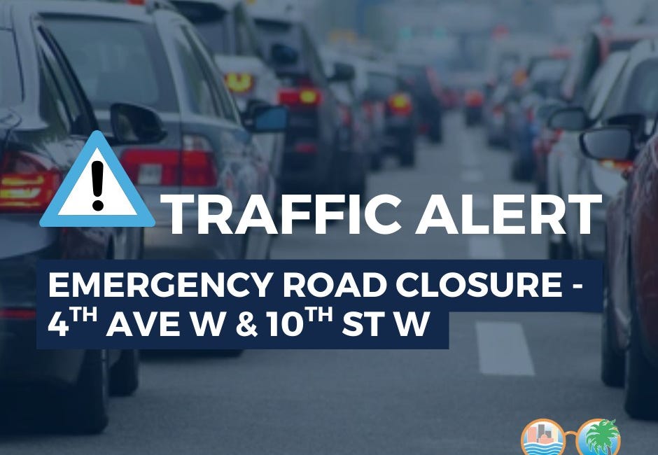 Sewer Line Collapse Prompts Road Closures in Downtown Bradenton