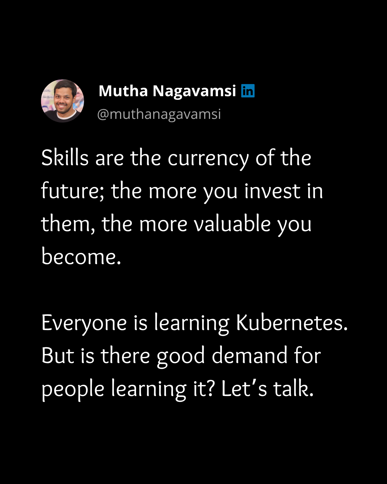 Is kubernetes is on demand skill?