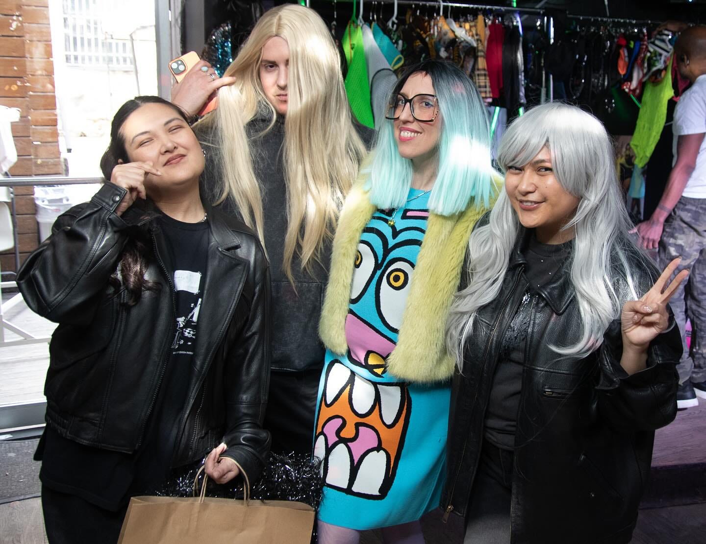 @the_rosemart Wig Party was really one for the books. Something about putting on a wig really just transforms you. #wigout
Save the date for our Easter market on 4/19 and join our Easter egg hunt! 
📸: @deemoorenyc