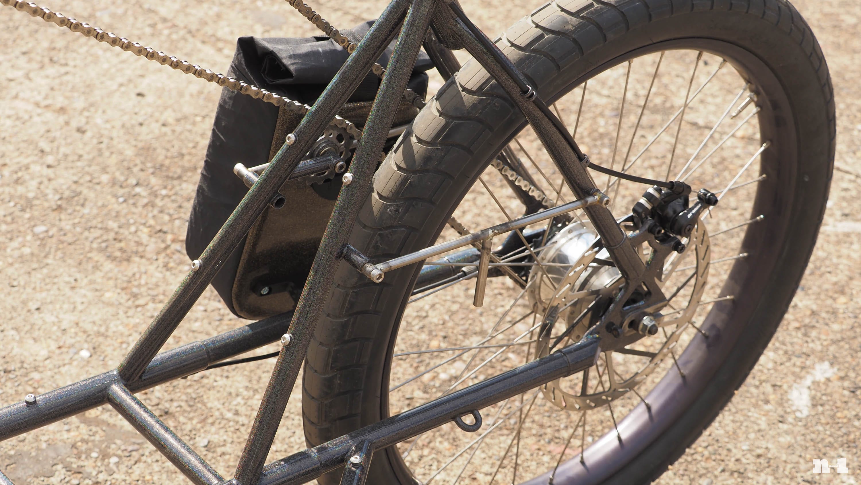 Brulé Bicycles tall bike rear rack