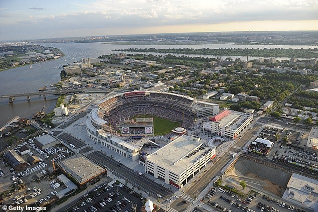 The declassified documents also predict a horrific death for 35,000 people watching a game at Nationals Park, with their clothes set to burn to their bodies and their top layer of skin singed off, leaving only bloody dermis exposed