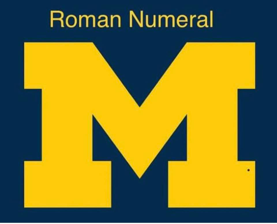 May be an image of text that says 'RomanNumeral Numeral'