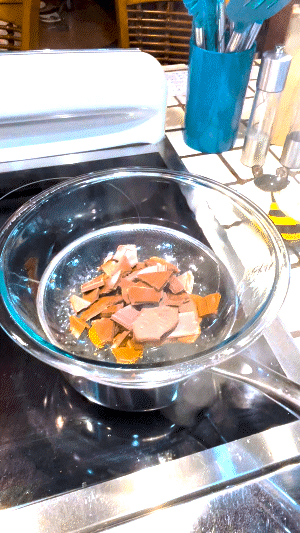 Steaming chocolate Steaming chocolate