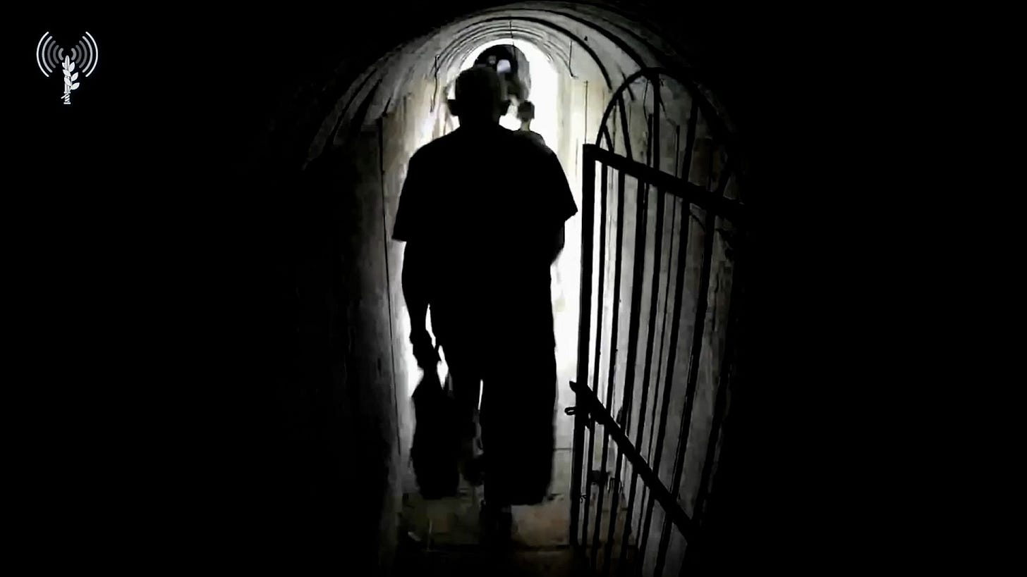 CCTV footage released by IDF purportedly shows Hamas leader in Gaza tunnel CCTV footage released by IDF purportedly shows Hamas leader in Gaza tunnel