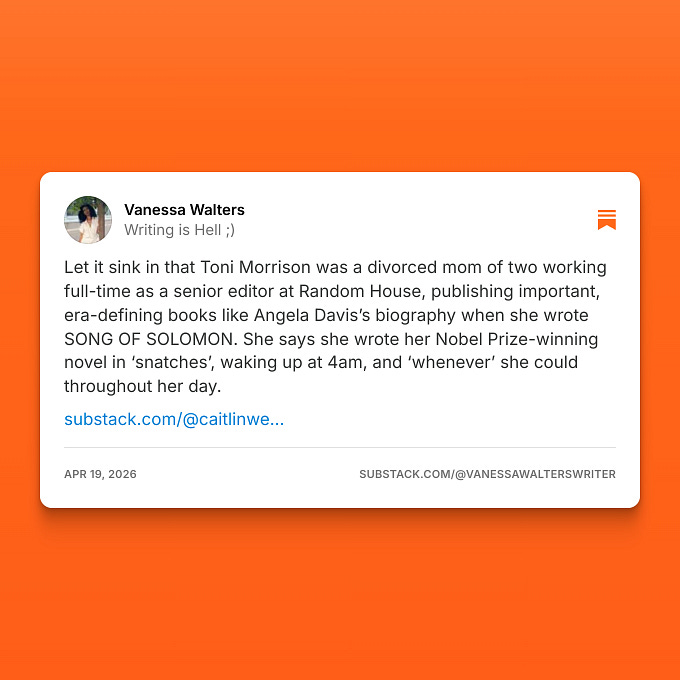 Vanessa Walters (@vanessawalterswriter): 