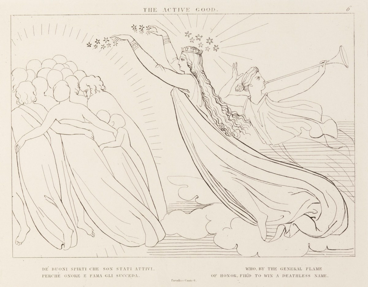 John Flaxman RA, 'The Active Good' (from The Divine Comedy, Paradise ) John Flaxman RA, 'The Active Good' (from The Divine Comedy, Paradise )
