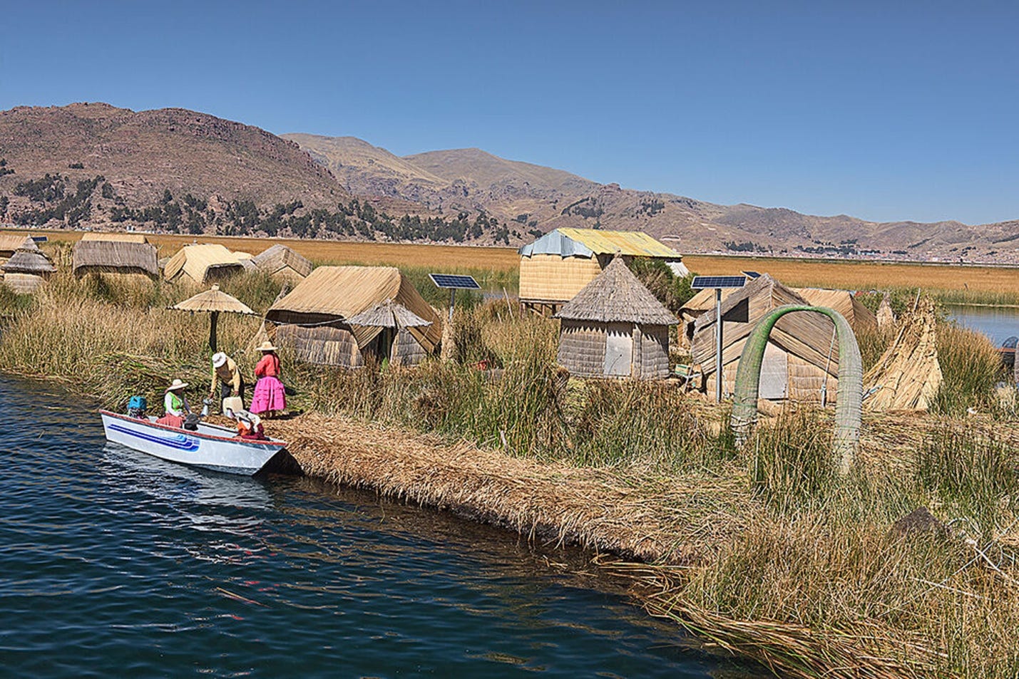 Totora reed island Totora reed island
