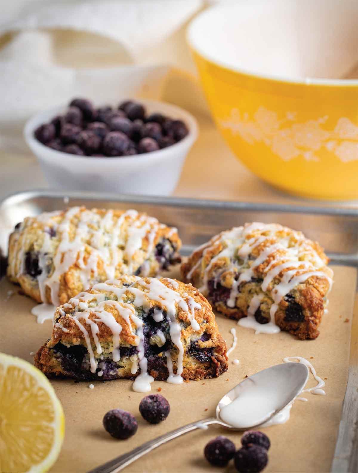 Blueberry Lemon Scones