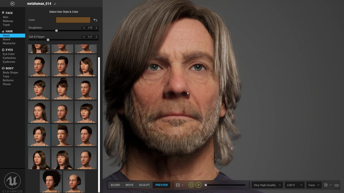 Meet the eerily realistic digital people made with Epic's MetaHuman Creator