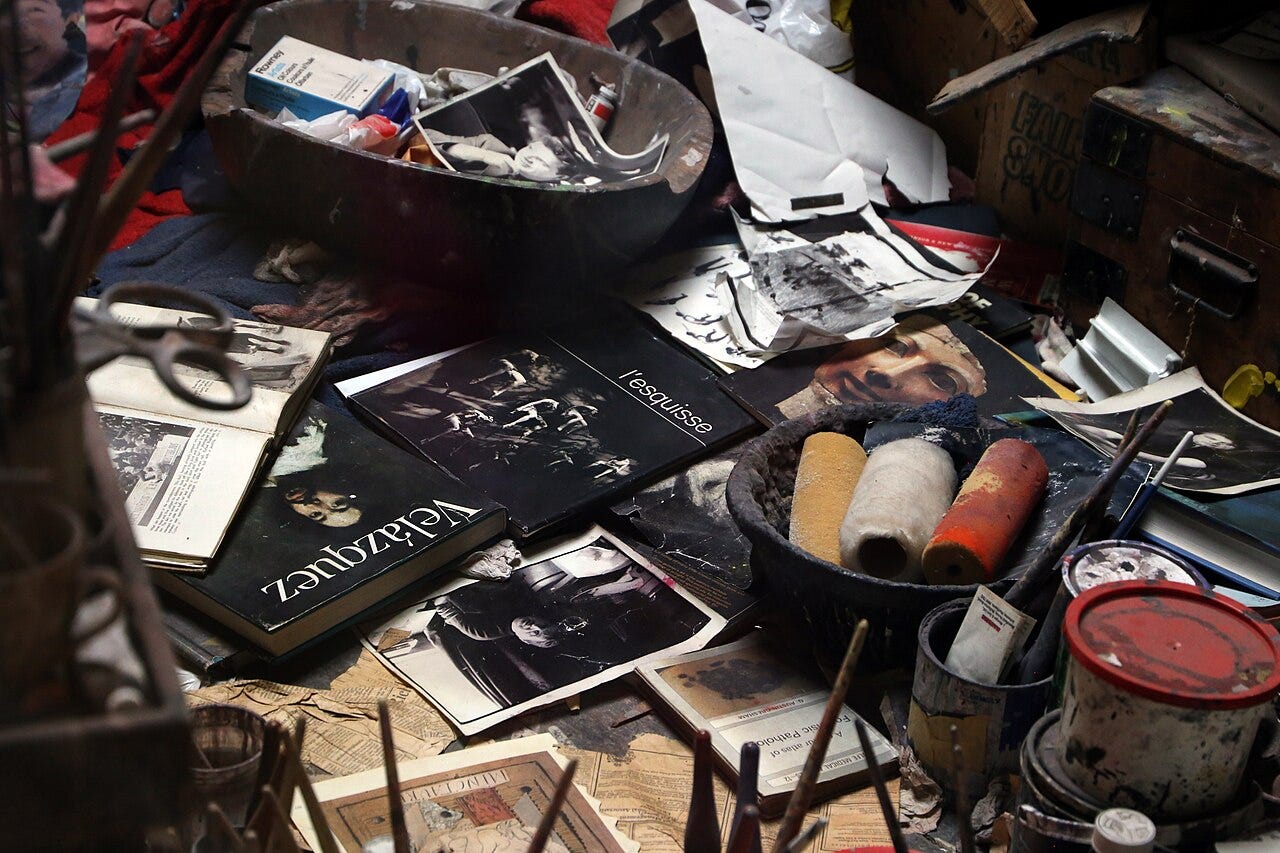 Reconstruction of Francis Bacon's 7 Reece Mews studio