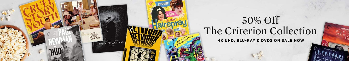 50% Off The Criterion Collection