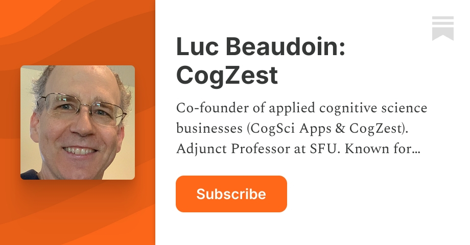 Luc F Luc Beaudoin | Substack