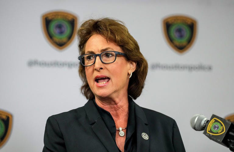District Attorney Kim Ogg took aim at County Judge Lina Hidalgo's response to corruption charges. 