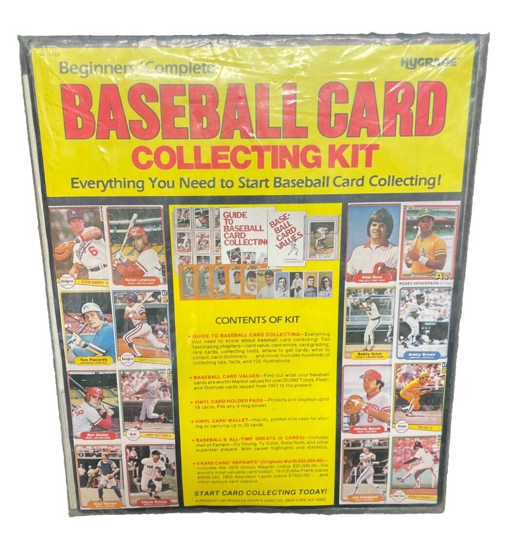 Hygrade Baseball Card Collector's Kit