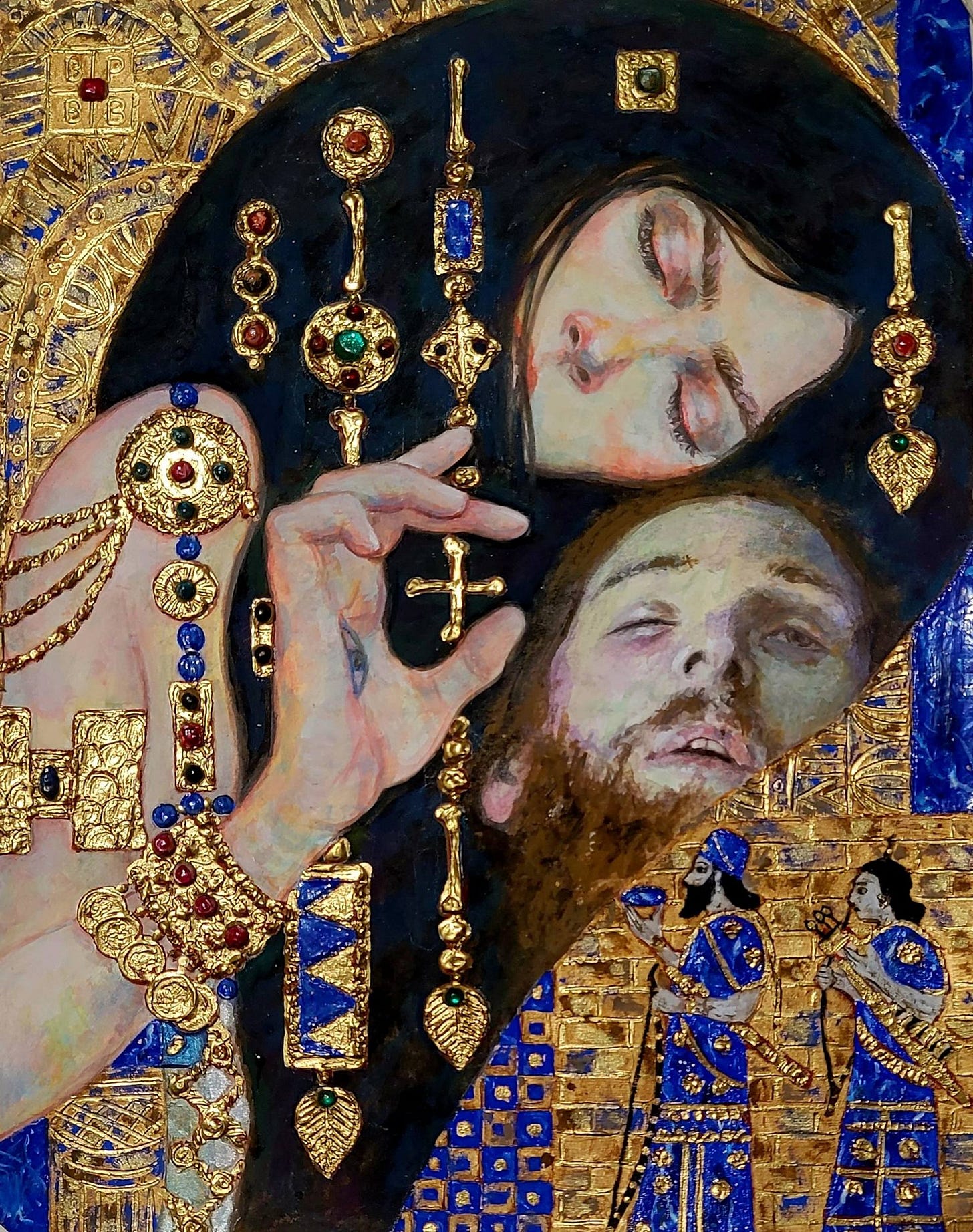 Bahman Pezeshkzad's Salomé holding the head of the man, the cost of centering men paid in full