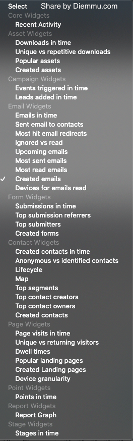 Type Widget