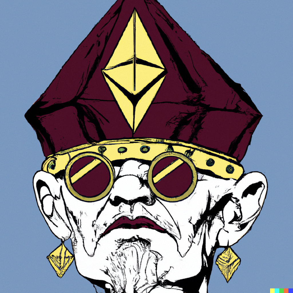 The Blind King of the Ether - Art via Dall-E