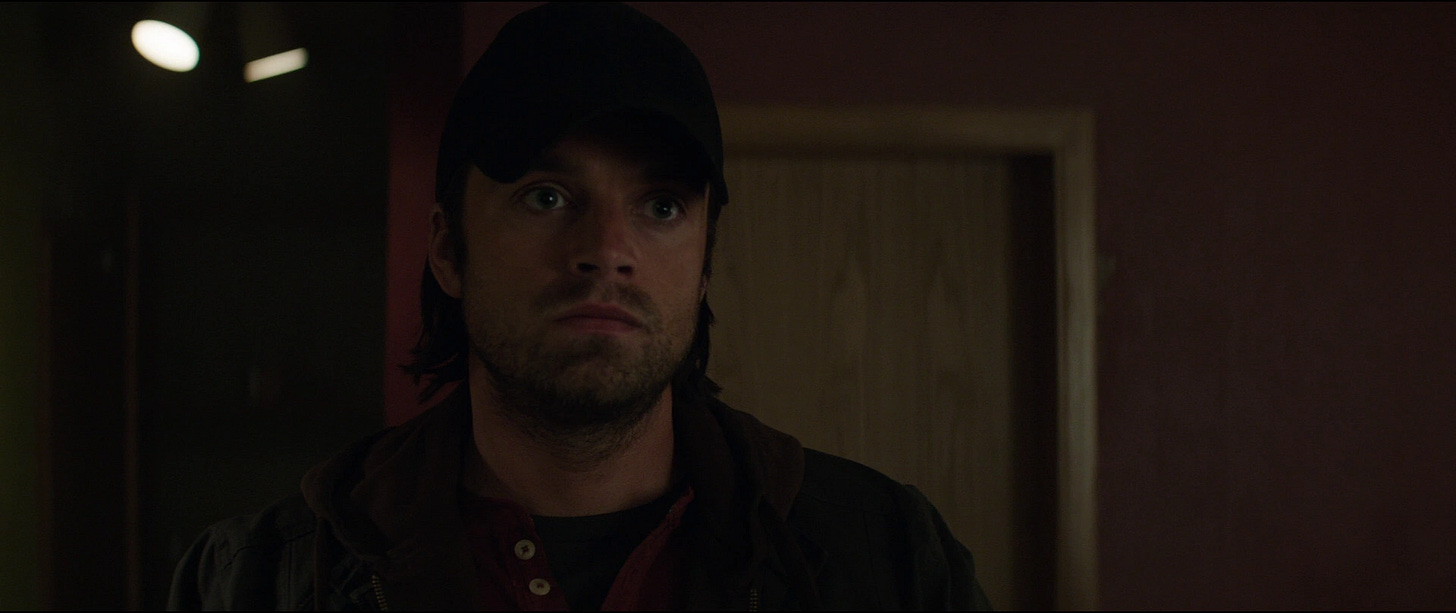 Bucky in a baseball cap