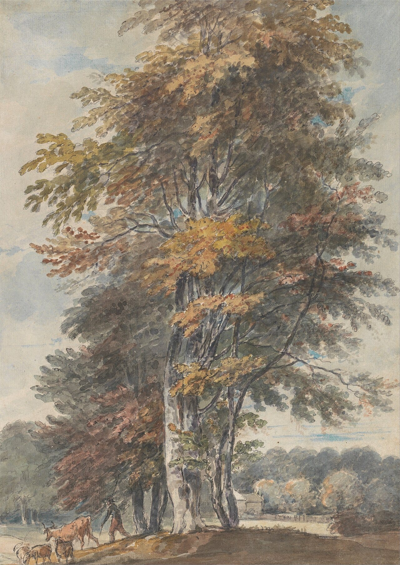 Paul Sandby gouache landscape