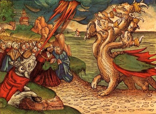 Beasts From the Sea and the Earth, Luther Bible (1534) Beasts From the Sea and the Earth, Luther Bible (1534)
