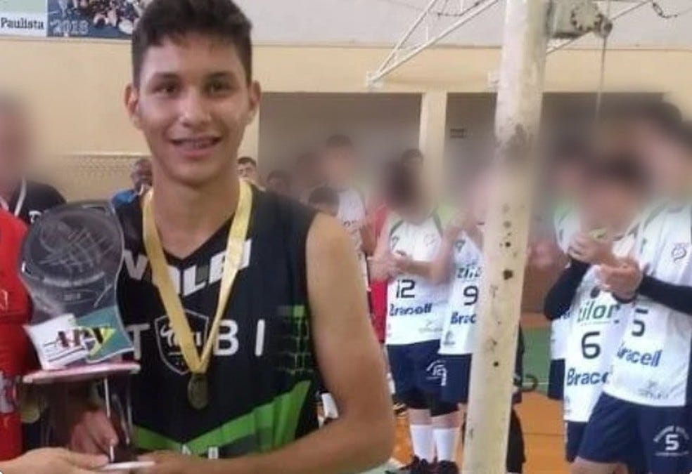 Jovem de 21 anos morre após ter mal súbito durante treino em Itobi — Foto: Reprodução/Redes Sociais