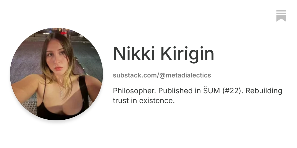 Nikki Kirigin | Substack